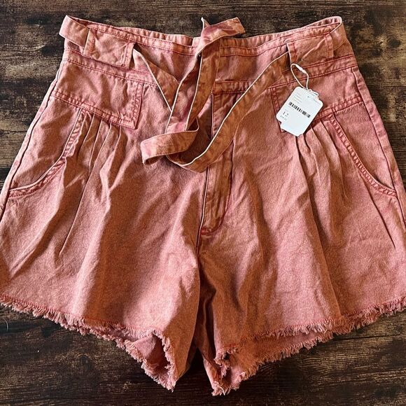 Free People • FP One Penny pleated tie waist shorts - Picture 2 of 5